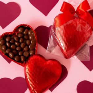 Corazon de chocolate con leche