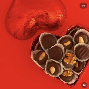 Corazón extra grande con bombones