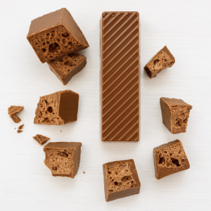 Barrita de chocolate aireado