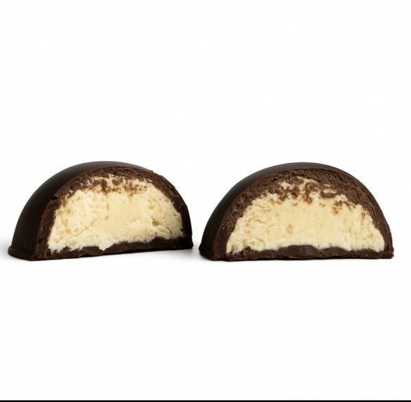 Pelotitas de chocolate amargo 70% con pasta de maní