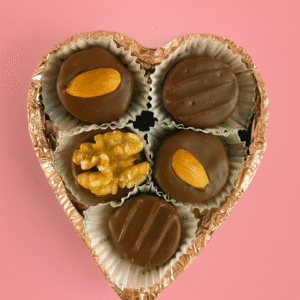 Corazón mediano con bombones