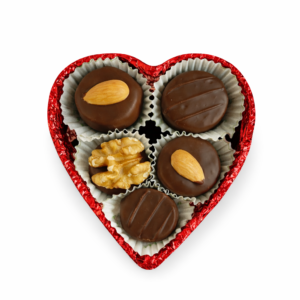 Corazón mediano con bombones